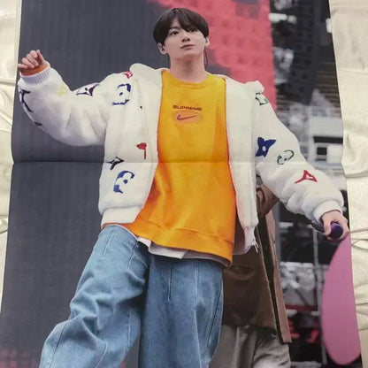 정국 패브릭 포스터