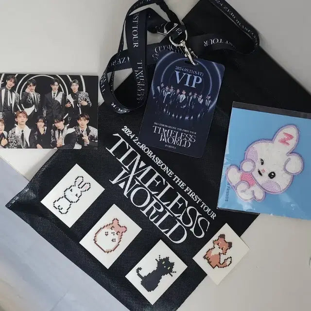 제로베이스원 timeless world 투어 굿즈 + 뽀글털 유니니