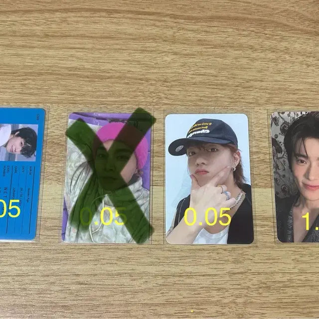 엔시티 127 포토카드 쟈니 유타 재현 정우