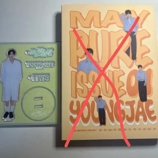 급전 급처 ) 투어스 TWS 영재 메디힐 증사 생일박스 아크릴스탠드 포카