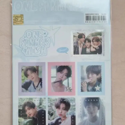 nct 엔시티 위시 전시회 엠디 md 스탬프 스티커 분철
