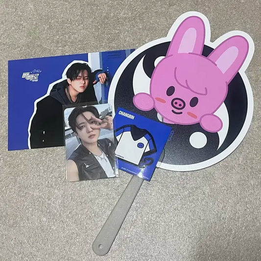 스키즈 카르마 팝업 창빈 포카 엽서 부채 스티커 일괄 양도