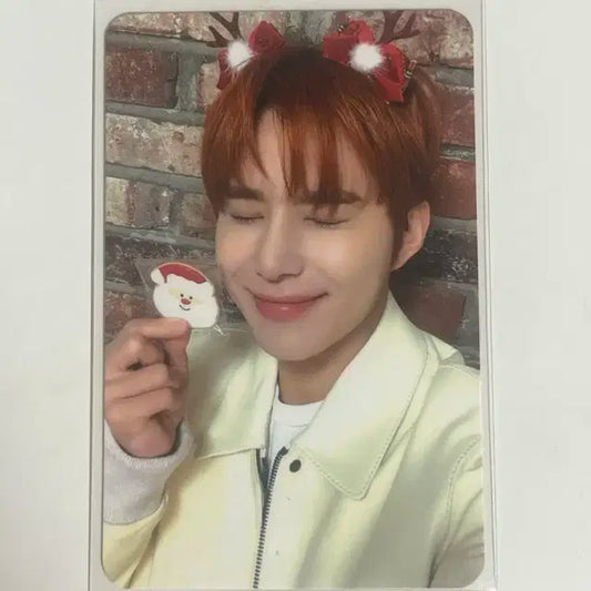 NCT 127 엔시티일이칠  정우 핑크 크리스마스 포카
