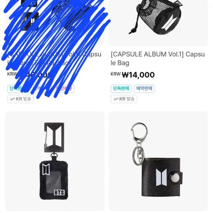 방탄 BTS 2025 페스타 굿즈 양도 캡슐 앨범 포카홀더 콜렉터북