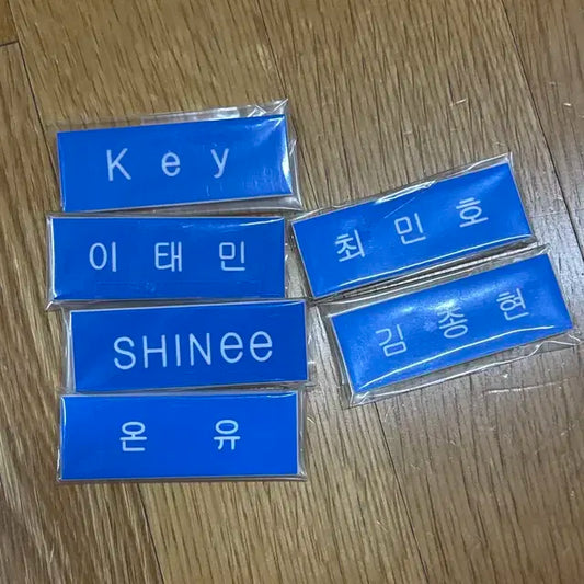 샤이니 명찰