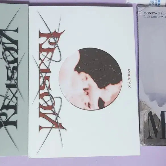 몬스타엑스 포카 개봉앨범 잡지 싸게 팔아요