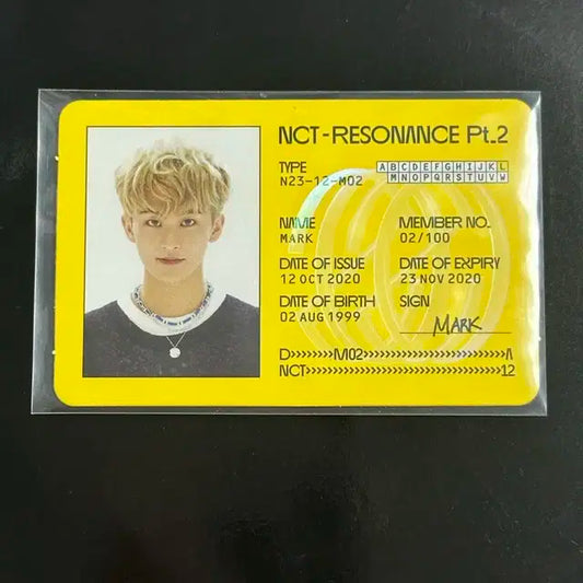 엔시티 마크 레조넌스 포카