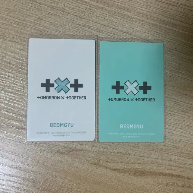 투바투 멤버십 멤버쉽 키트 범규 아기 포카