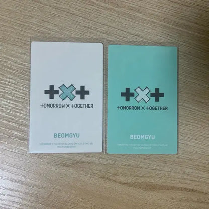 투바투 멤버십 멤버쉽 키트 범규 아기 포카