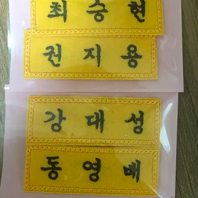 빅뱅 명찰 (옷핀포함)