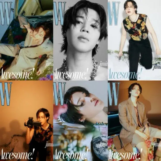BTS 방탄 지민 W Korea 더블유 코리아 잡지 6종 일괄