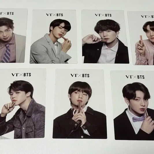 BTS 방탄 VT 포카 투명 엽서 일괄 RM석진슈가윤기호석지민뷔태형정국