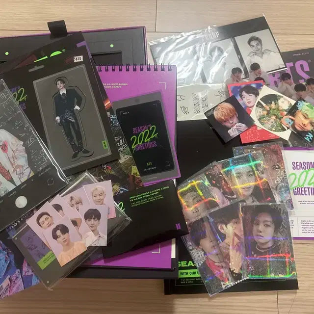 방탄소년단 2022 시즌그리팅 판매 마그넷 지민 풀셋 택포 공굿 덤