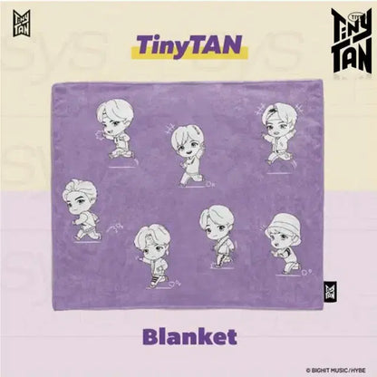[새 상품] BTS 타이니탄 담요 CHEERS 버전  90 * 75cm