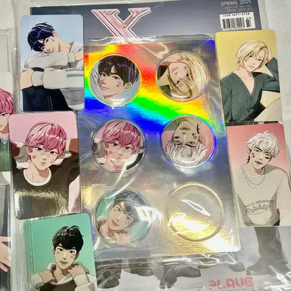 플레이브 잡지 xblush 캔뱃지 포카