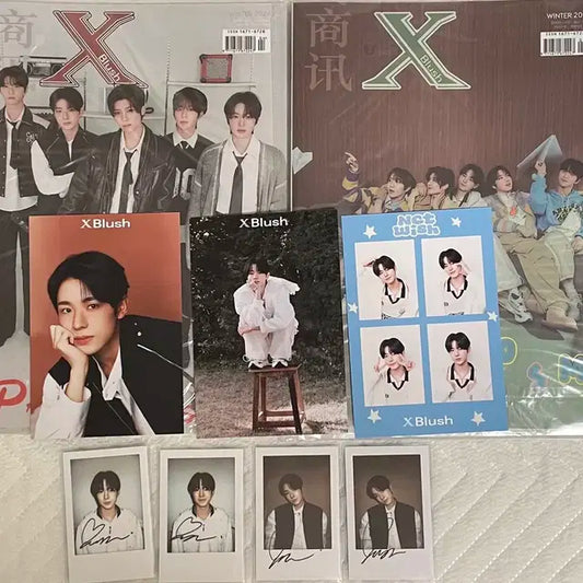 엔시티 위시 Xblush 엑스블러쉬 잡지 유우시 C형 네컷 폴라 포카