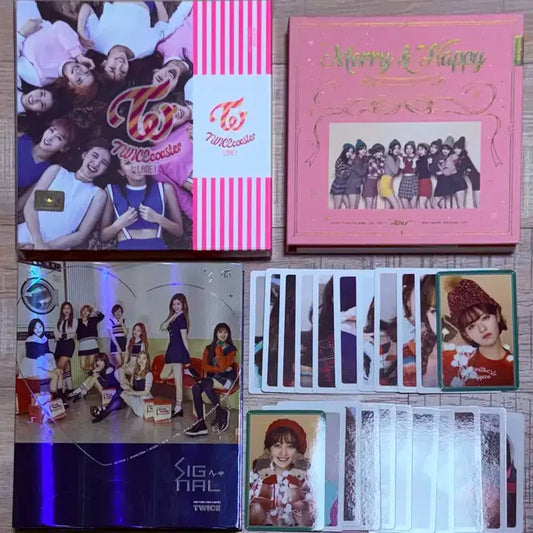 트와이스 앨범 (Signal/Merry&Happy) + 포토카드