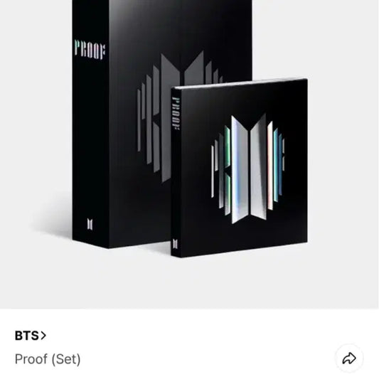 BTS Proof 앨범 세트 (포카 포함)