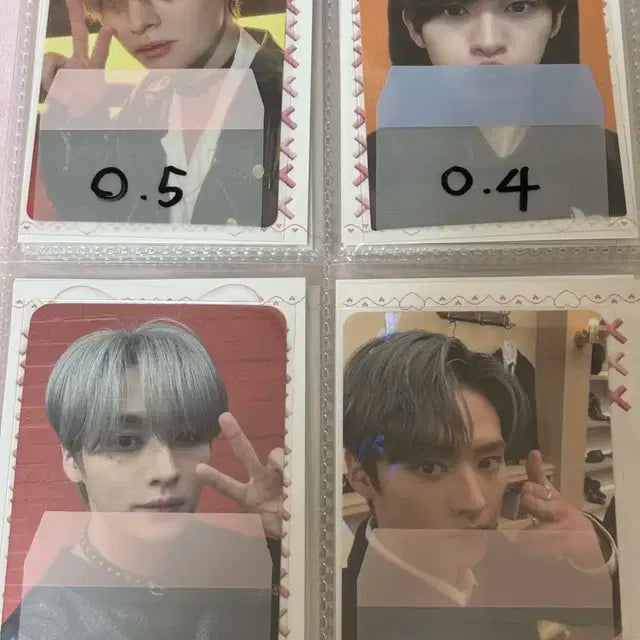 스키즈 포카팔아요방찬리노창빈현진한용복승민아이엔