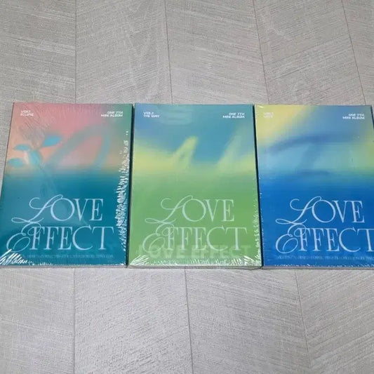 온앤오프 미개봉 앨범 love effect 바람이 분다