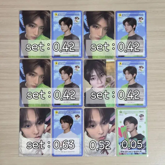 판매글 ) 엔시티 위시 시온 리쿠 로그인 포카 트레카 양도