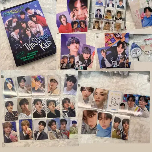 스트레이키즈 skz 포카 시그 팬미 증사 키링 우치와 아크릴스탠드 비공굿
