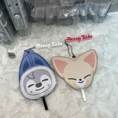 스트레이키즈 skz 포카 시그 팬미 증사 키링 우치와 아크릴스탠드 비공굿