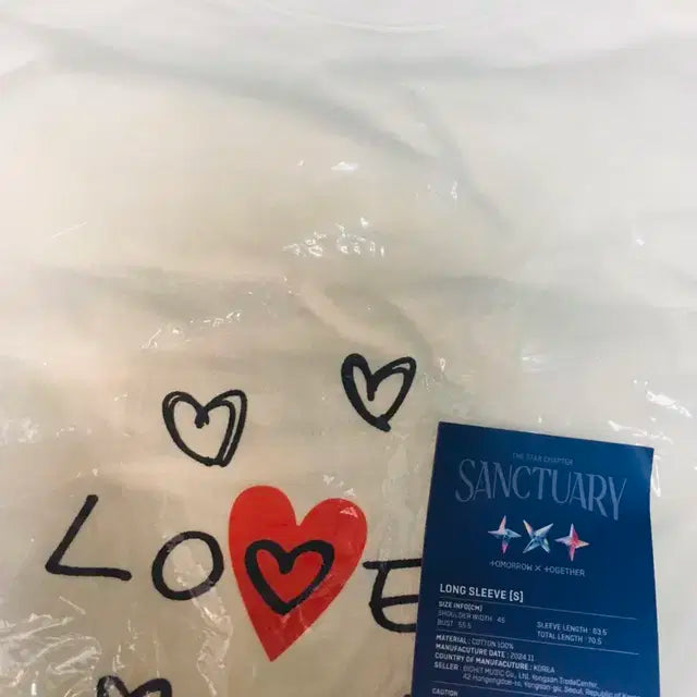 옷)) 투바투 생츄어리 LONG SLEEVE (S)