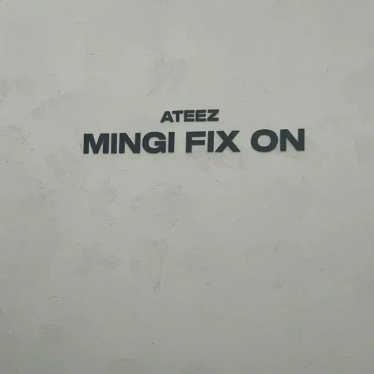에이티즈 민기 픽스온 팝업 비니 포카포함