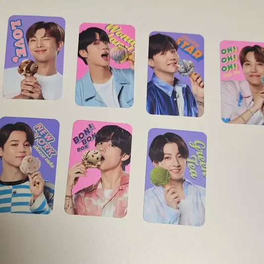 방탄소년단 bts 배스킨라빈스 포토카드