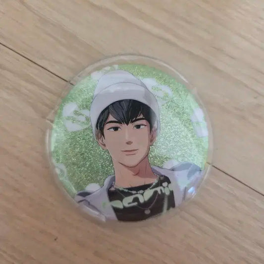 플레이브 카쿠렌보 캔뱃지 하민 글리터