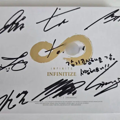 인피니트 공식굿즈 앨범 친필싸인씨디
