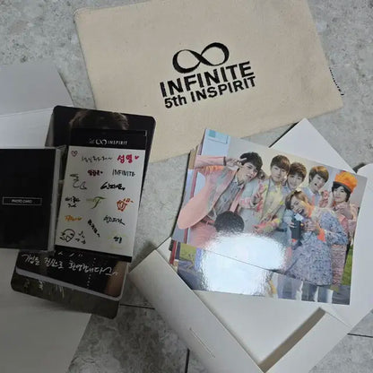 인피니트 공식굿즈 앨범 친필싸인씨디