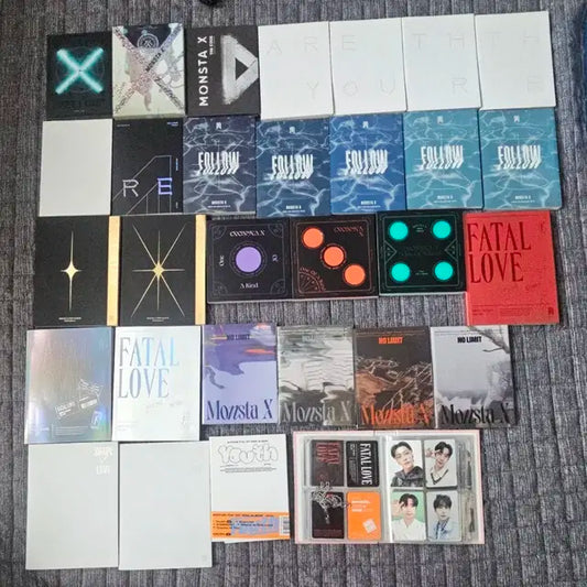 몬스타엑스 공식 앨범 및 포카 일괄 판매합니다