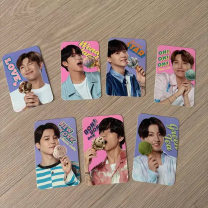 방탄 사이다,배스킨라빈스 콜라보 포카