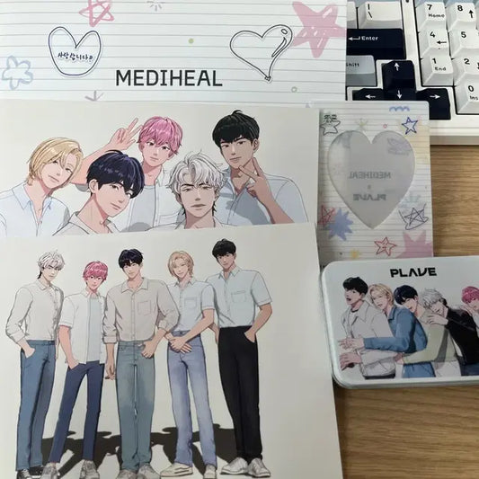 플레이브 메디힐 엽서 & 틴케이스 일괄