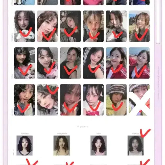 qwer 앨범 구성품 포토카드 증명사진 cd 와펜 여권케이스 스티커