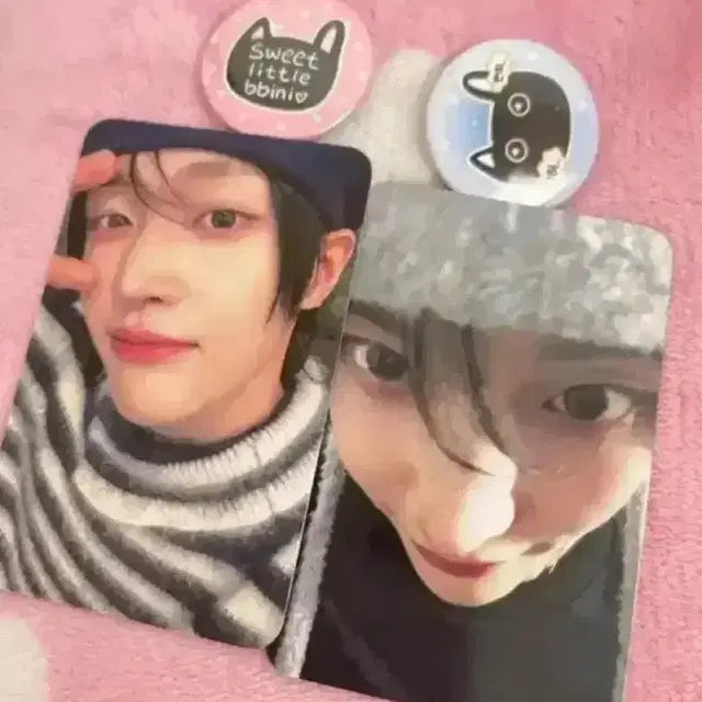 라이즈 원빈 포카 핀버튼_발렌타인