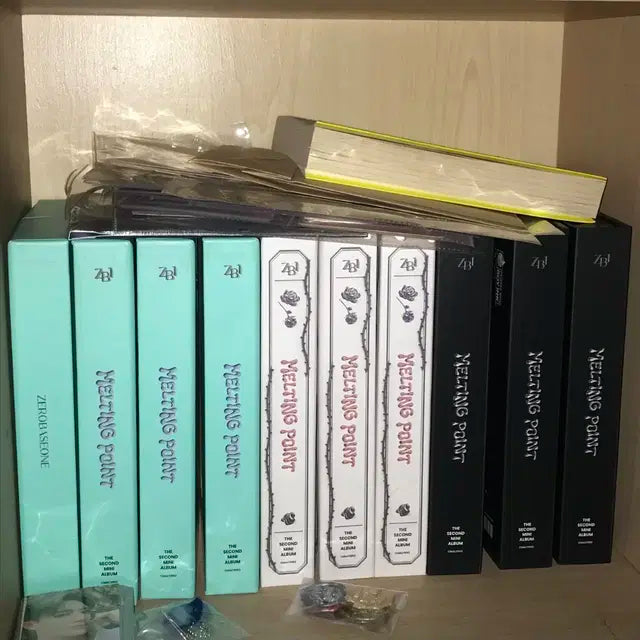 제로베이스원 멜팅포인트크러쉬 개봉앨범 엽서 장미 매튜 디지팩 한유진 네