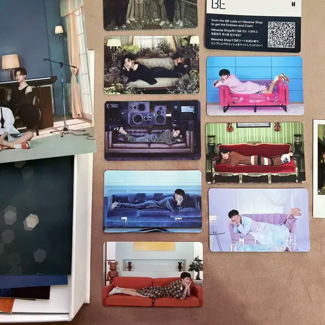 방탄 be 비 앨범 세트 포카 포함 지민 정국 슈가 알엠 호석 태형 석진