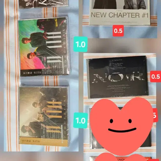동방신기 동방 앨범 화보 cd 개봉 미개봉 유노윤호최강창민정윤호심창민
