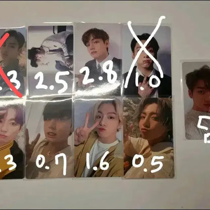 방탄소년단 정국 포카 럭드 골든 디비디 유럽 특전