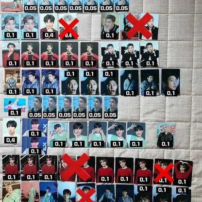 싸게 양도) 석진 윤기 남준 호석 지민 태형 정국 단체 포카 포토카드