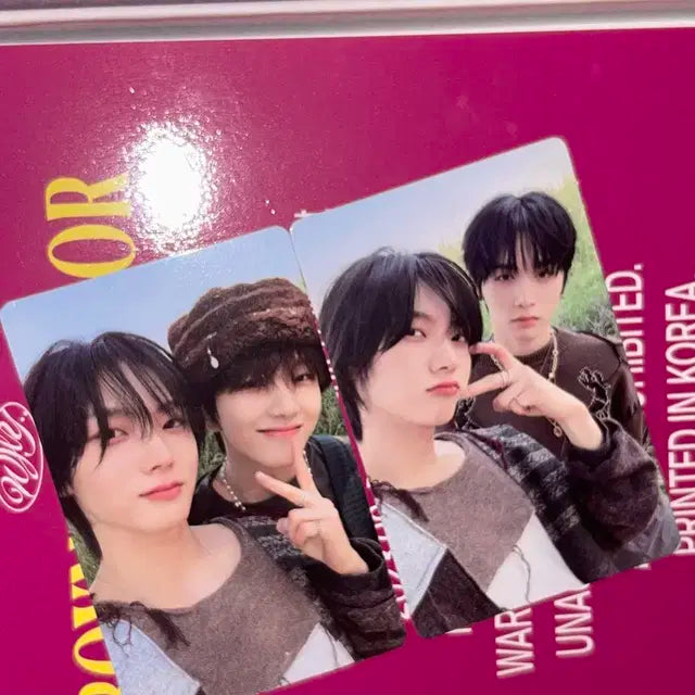 보넥도 why 유닛포카 성호 태산 운학 포카 양도
