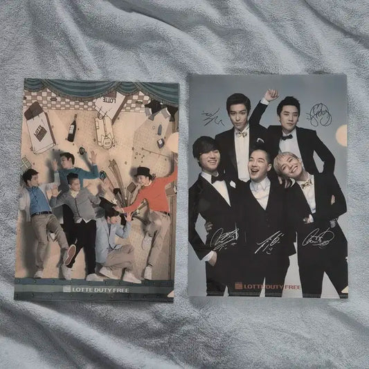 일괄) 빅뱅 롯데 듀티프리 클리어파일