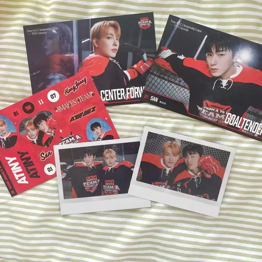 에이티즈 ATEEZ 홍중 최산 팬미팅 폴라 엽서 하키