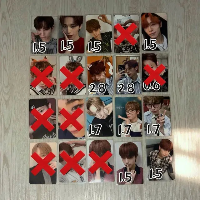엑스러브 하루 xlov haru 포카 미공포