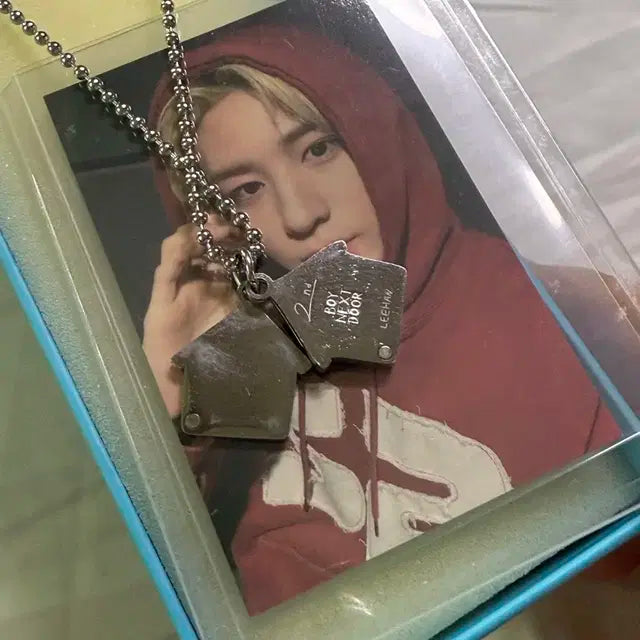 찐막가격내림 최저가!!!! 보넥도 이한 2주년 목걸이 (포카포함)