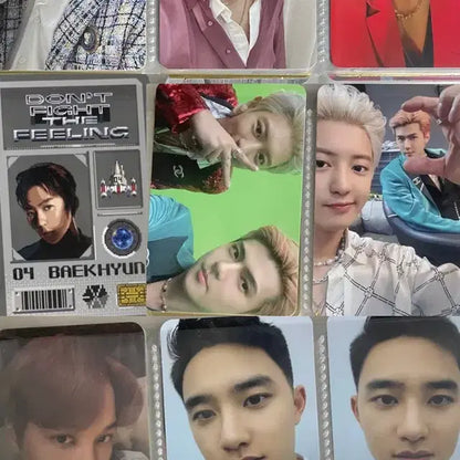 엑소 포카 앨범 응원봉 굿즈 팔아요