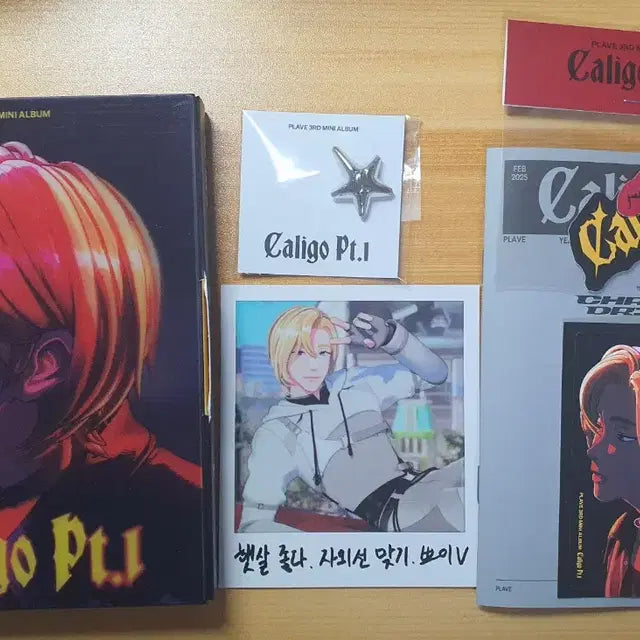 플레이브 칼리고 뱅가드 버전 슈참 포함 개봉앨범 양도
